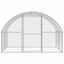 Vidaxl gallinero de exterior plateado para animales, , large indicador imagen numero 2