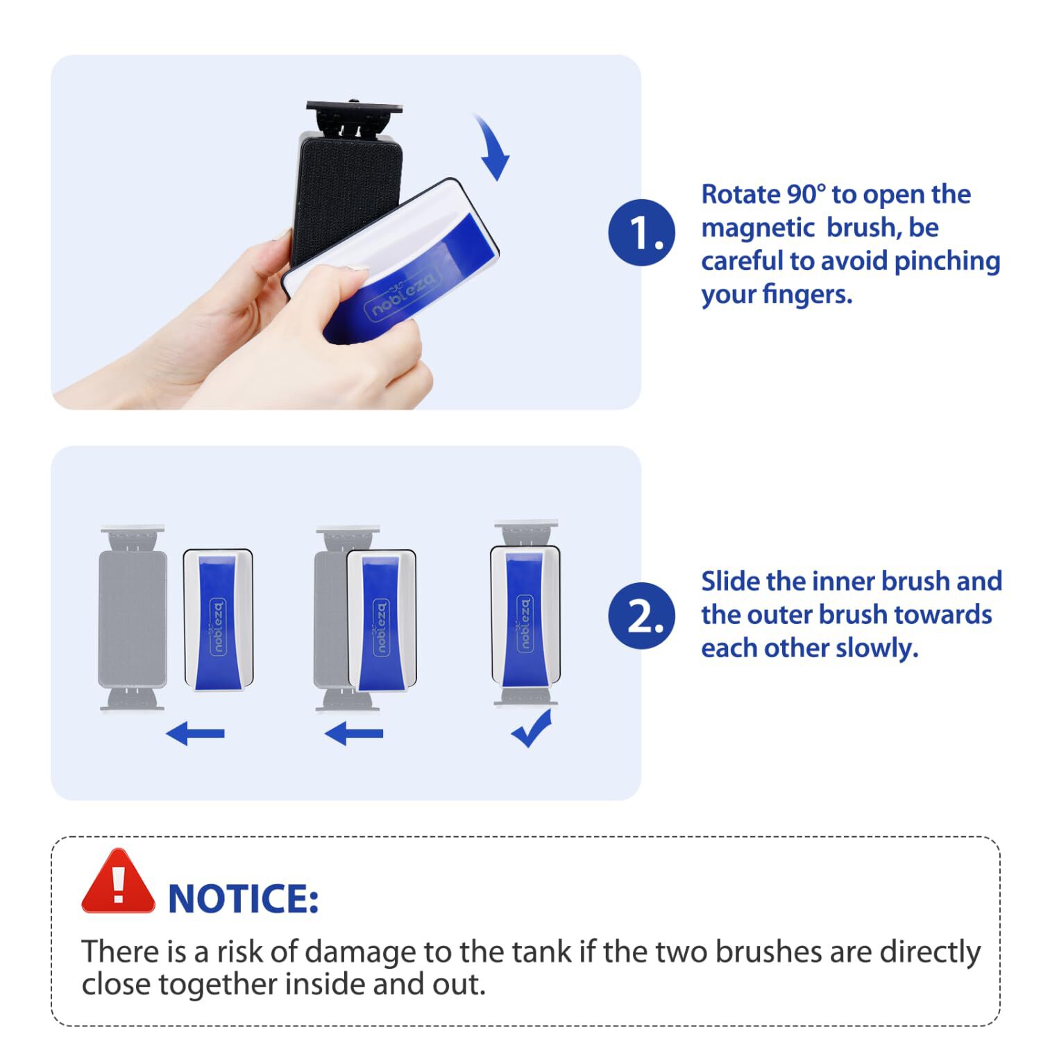 Nobleza Magnético Raspador para Pecera thumbnail