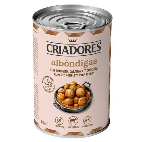 400 g Criadores Alb&oacute;ndigas Cordero lata para perros, , large Imagen numero 1