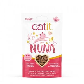 Catit Nuna Bocaditos Con Proteína De Insectos y Pollo para gatos