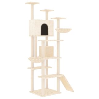 VidalXL Rascador para Gatos de Lujo color Crema para gatos