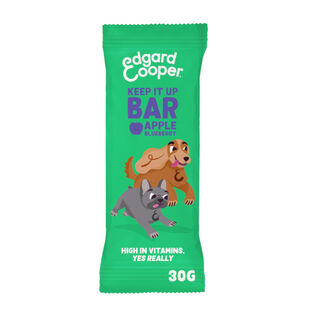 Edgard & Cooper Barritas de Manzana y Arándanos snack para perros