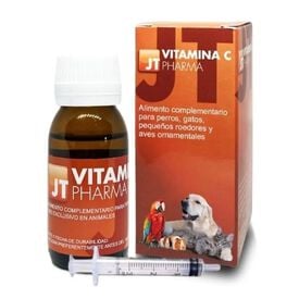 Vitamina C Pharma 55 ml suplemento que ayuda a fortalecer el sistema inmunol&oacute;gico de perros, gatos, peque&ntilde;os roedores y aves ornamentales