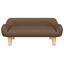 vidaXL Cama para perros de tela marrón 70x40x24 cm, , large indicador imagen numero 2