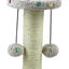 Nobleza - Juguete rascador para gatos, tipo columna con pelotas. Color marrón, alto 28cm., , large indicador imagen numero 3