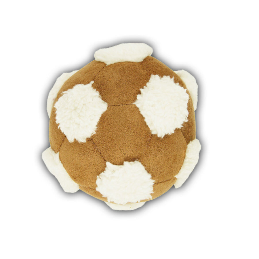 Tootoy! Comfy Football  Beige Pelota de Peluche para perros, , large Imagen numero 2