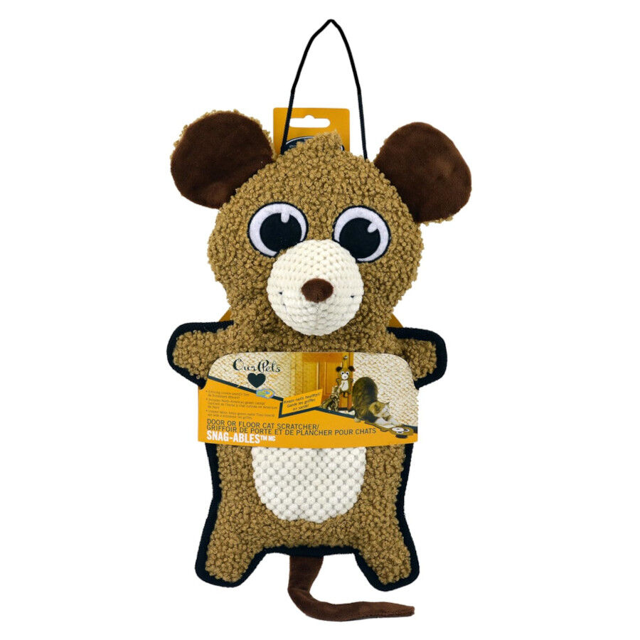 FOFOS | Rascador de Puerta o Suelo en Forma de Rat&oacute;n - Para Gato, , large Imagen numero 1