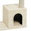 Vidaxl rascador sisal crema para gatos, , large indicador imagen numero 5