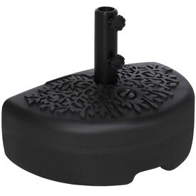Outsunny Base para Sombrilla Negro para exterior