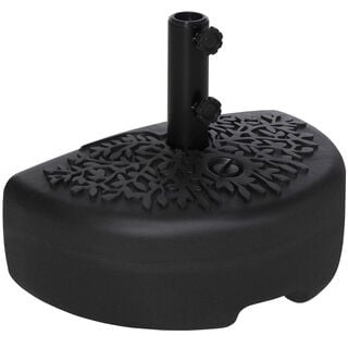 Outsunny Base para Sombrilla Negro para exterior