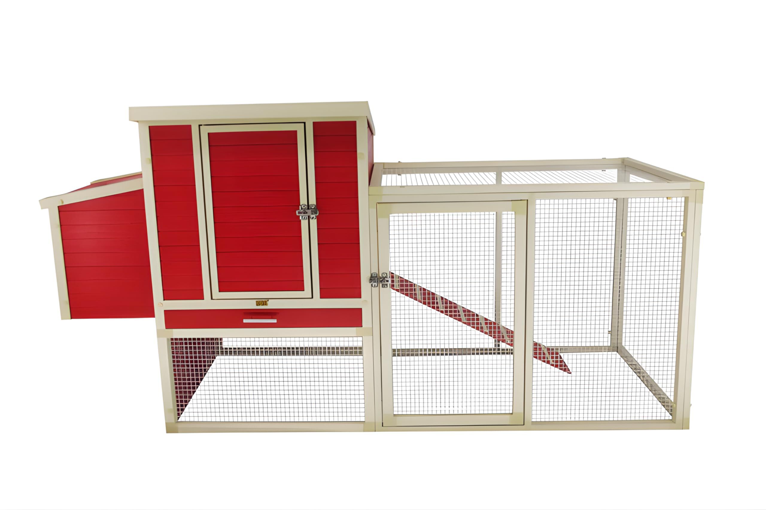 Gallinero Sonora con Parque para Exterior Capacidad 4-5 Aves - ECOFLEX Material sostenible y Duradero. F&aacute;cil Montaje, , large Imagen numero 3