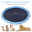 PawHut Splash Pad 170 cm Aspersor de Juegos de Agua con Rociador Tapete de Salpicaduras Piscina de Verano Portátil para Mascotas Perros Azul, , large indicador imagen numero 4
