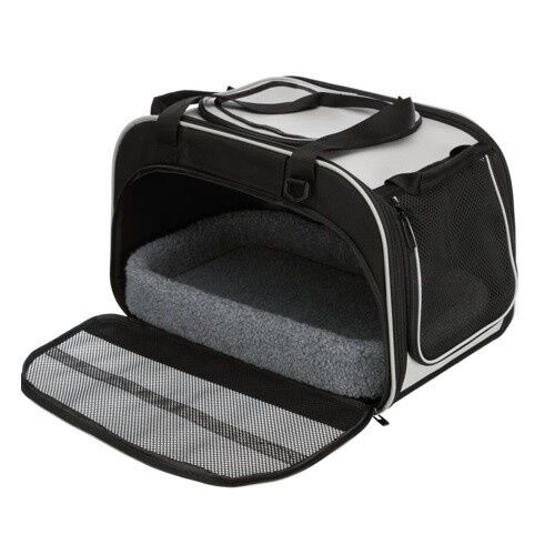 Trixie Valery Bolso Transport&iacute;n Gris y Negro para gatos, , large Imagen numero 2