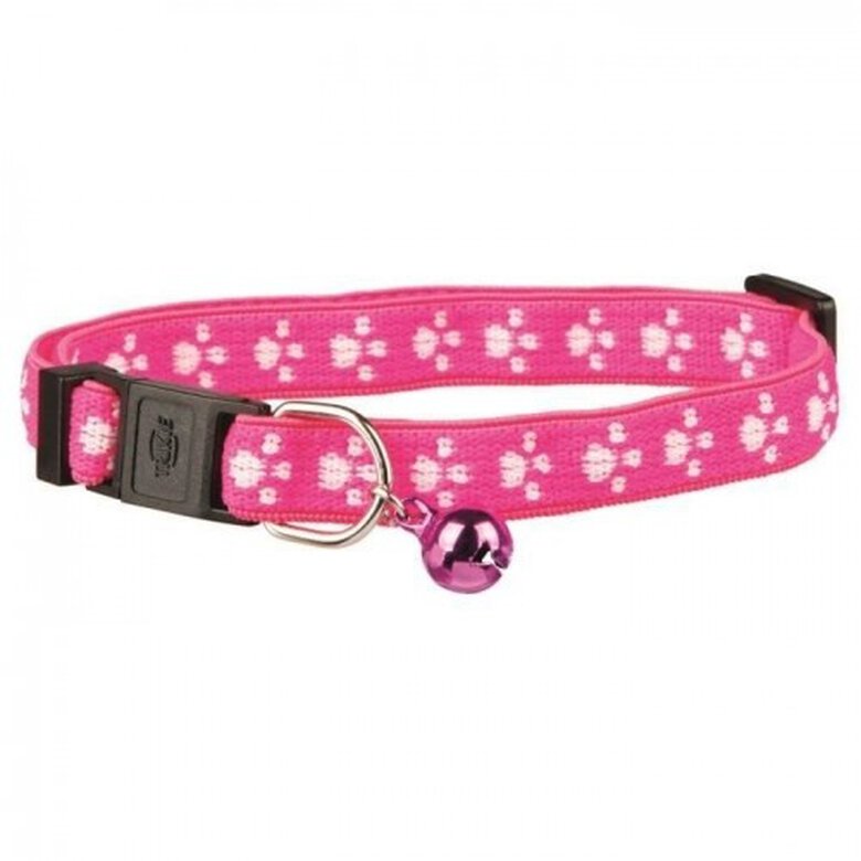 Trixie Collar de Nylon Estampado Rosa para gatos, , large image number null