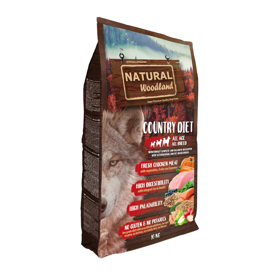 10 kg Natural Woodland Country Diet Hypoallergenic pienso para perros, , large Imagen numero 1