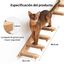 Estanter&iacute;as de Pared para Gatos de Madera Natural &ndash; Dise&ntilde;o Modular Minimalista, Resistentes y F&aacute;ciles de Instalar, Compatibles con Fukumaru, , large indicador imagen numero 3