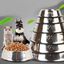 Comedero de acero MyPetCare para perro color Gris, , large indicador imagen numero 3