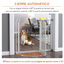 PawHut Barrera de seguridad Metálica blanca para perros, , large indicador imagen numero 5