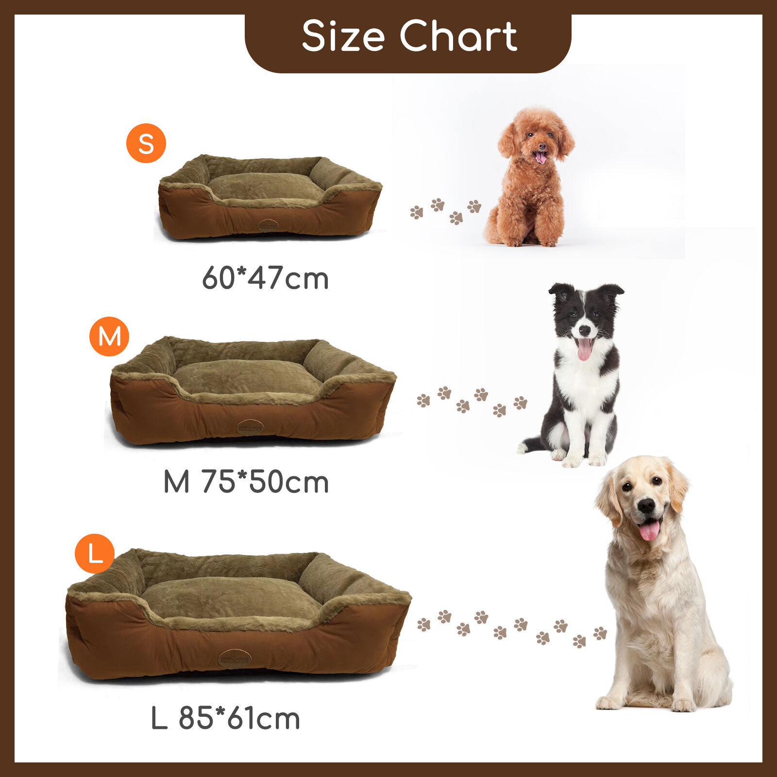 Nobleza Cama Perros, Sof&aacute; para Perro y Gato, Cesta Comoda para Perros, Coj&iacute;n de Mascotas,, , large Imagen numero 3