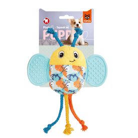 FOFOS | Peluche Abeja con Mordedor y Sonido - Para Cachorros/Perros de Raza Peque&ntilde;a