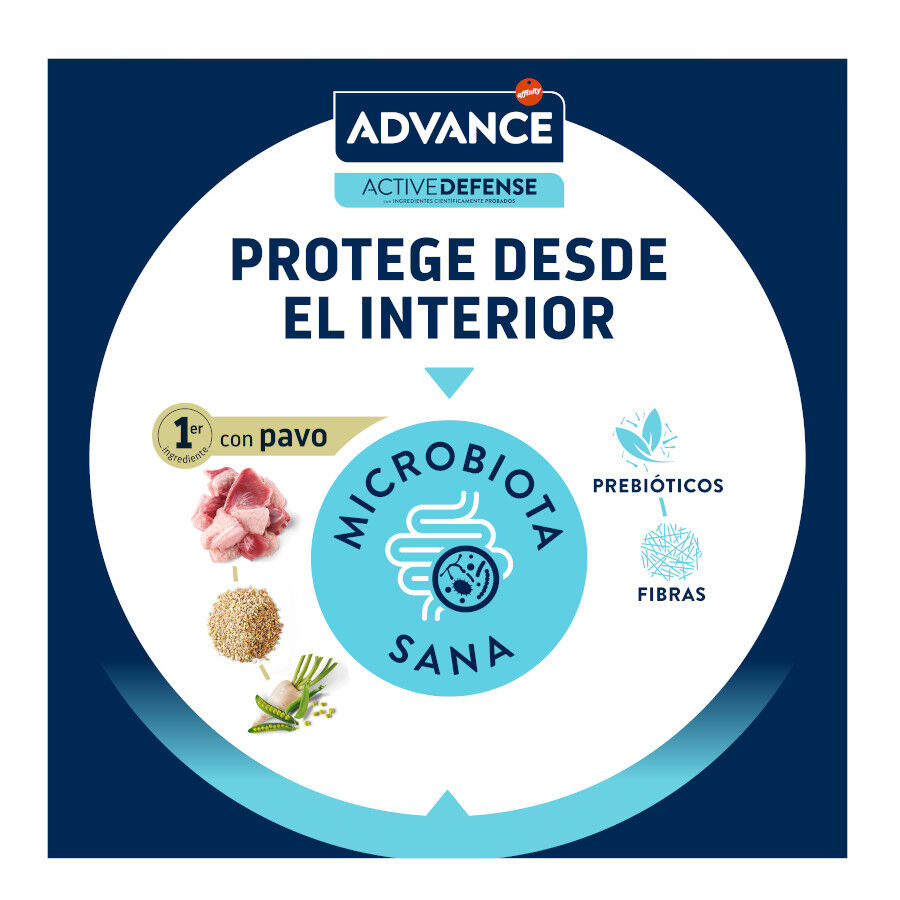 Advance Adult Sterilized Pavo y Cebada pienso para gatos thumbnail