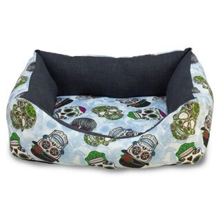 Arquivet cama cuadrada calaveras color Multicolor