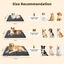 Nobleza Manta Autocalentable para Gatos y Perros Peque&ntilde;os (70 x 50 cm) - Manta T&eacute;rmica de Felpa Suave Tipo Burbuja, Sin Calentamiento El&eacute;ctrico, Esterilla Lavable con Base Antideslizante, Gris, , large indicador imagen numero 5