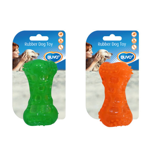 DUVO JUGUETE PERRO TPR HUESO SONIDO 9.5 CM, , large Imagen numero 1