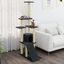 Vidaxl rascador con casa 5 plantas gris oscuro para gatos, , large indicador imagen numero 2
