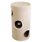 Casita con rascador para gatos color Beige, , large image number null