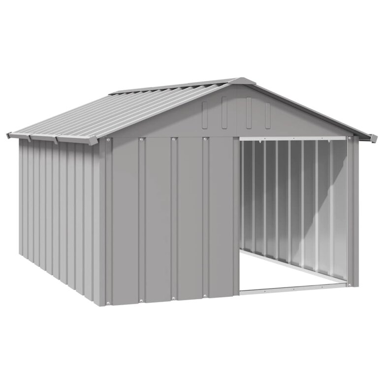 VidaXL Caseta Gris para perros, , large image number null