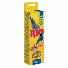 RIO STICKS CON MIEL PERIQUITOS Y AVES EXOTICAS 8X2X40GR