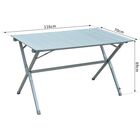 Mesa plegable Outsunny de camping de aluminio color Gris, , large image number null