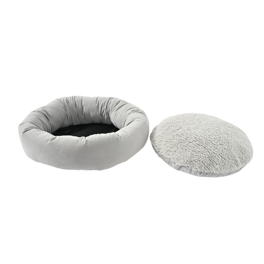 Leeby Cama Donut Gris para gatos, , large Imagen numero 3