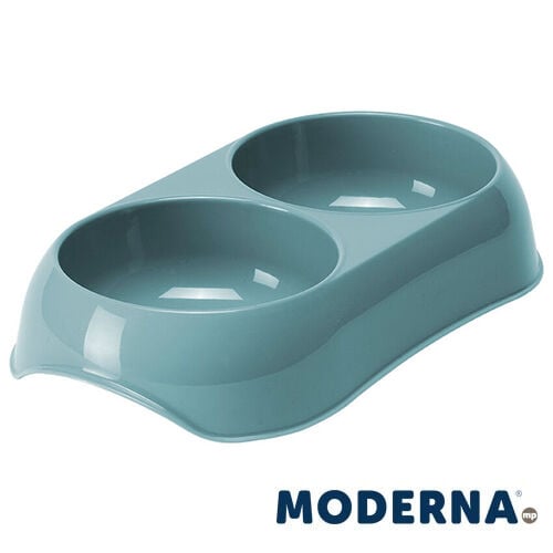 MP RECYCLED COMEDERO GUSTO PERRO DOBLE (MARINA 2 x 200 ML ( 23 x 13 x 4 CM)), , large Imagen numero 1