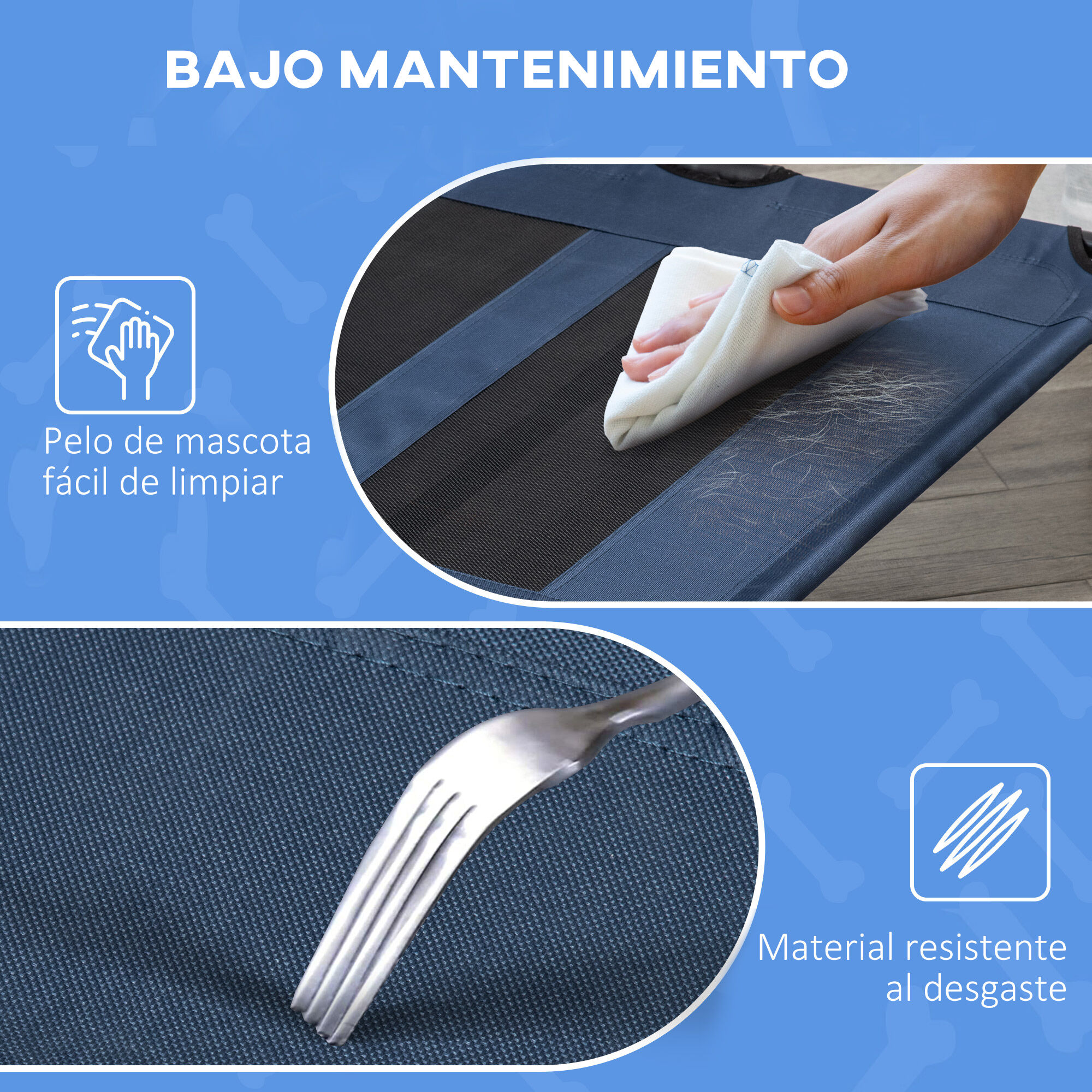 PawHut cama elevada transpirable para perros thumbnail