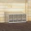 vidaXL Nido para gallinas con 4 compartimentos plateado galvanizado, , large indicador imagen numero 4