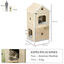 PawHut Casa para Gatos Madera Natural, , large indicador imagen numero 3