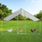 Jaula Aves de Corral Valla Cercado Caja Pollos Acero Pollos 4m x 2m x 2m, , large image number null