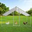 Jaula Aves de Corral Valla Cercado Caja Pollos Acero Pollos 4m x 2m x 2m, , large indicador imagen numero 3