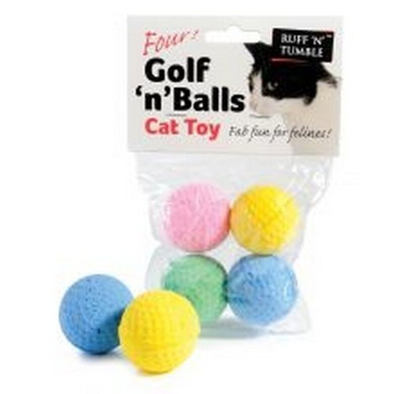 Paquete de pelotas Golf'n'balls para gatos color Variado, , large image number null