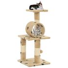 Rascador para gatos con poste color Beige Huellas, , large image number null