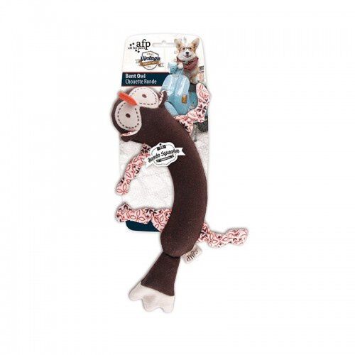 All for paws vintage b&uacute;ho bent de peluche marr&oacute;n para perros, , large Imagen numero 1