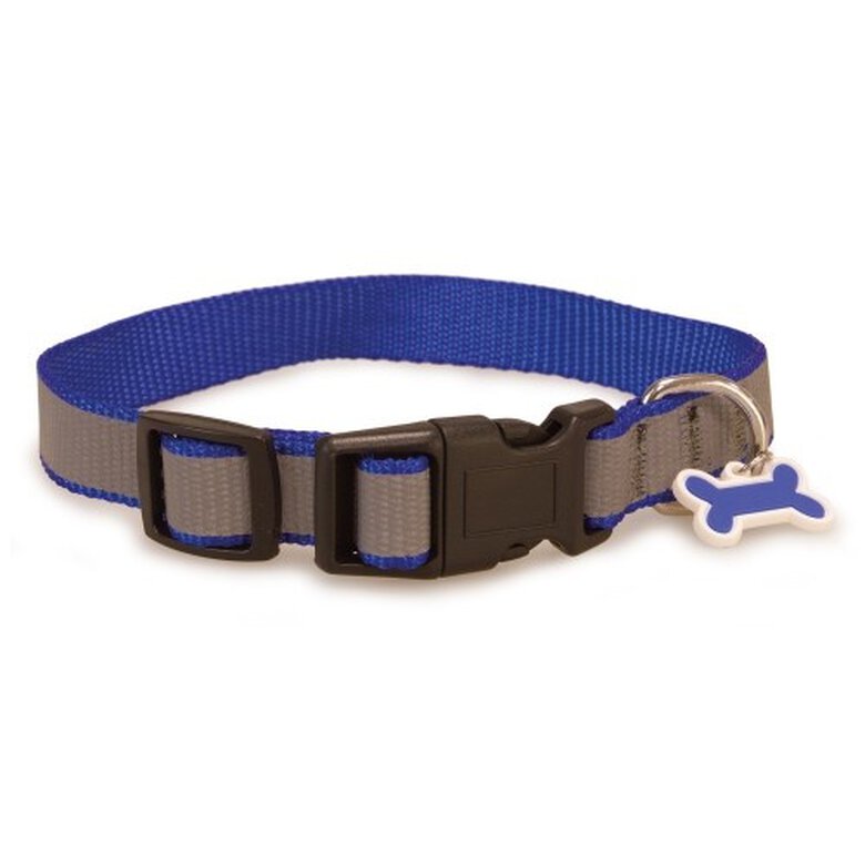 Collar reflectante para perros color Azul, , large image number null