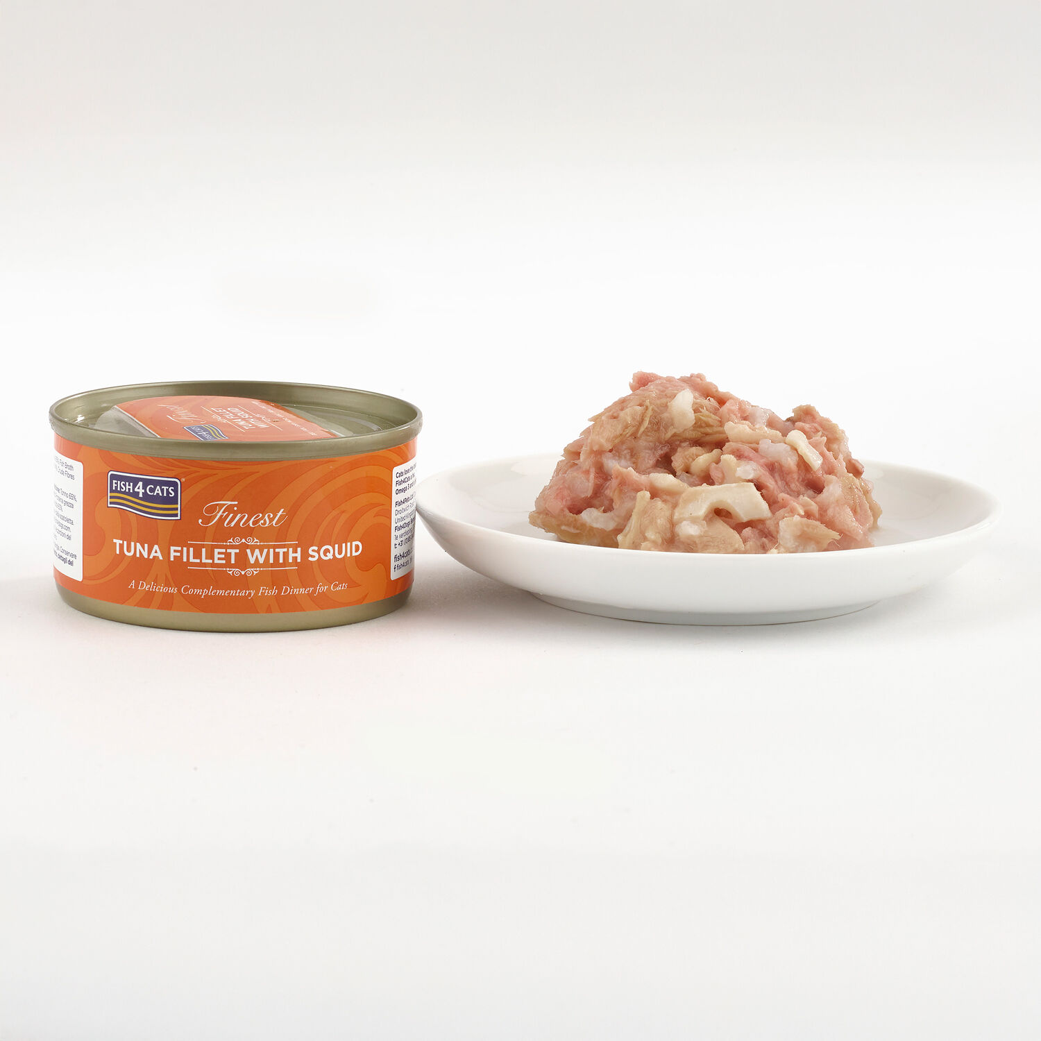 Fish4Cats Latas Filete  Atún con Calamar  para gatos thumbnail