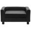 Vidaxl sofá rectangular negro para perros, , large indicador imagen numero 3