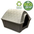 Arquivet ecoline caseta de plástico reciclado gris para perros, , large image number null