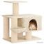 vidaXL &Aacute;rbol para gatos con postes de sisal &Aacute;rbol rascador Muebles Gatos Condo, , large indicador imagen numero 3