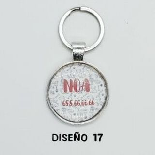 Chapa identificativa dibujos para perros color Blanca