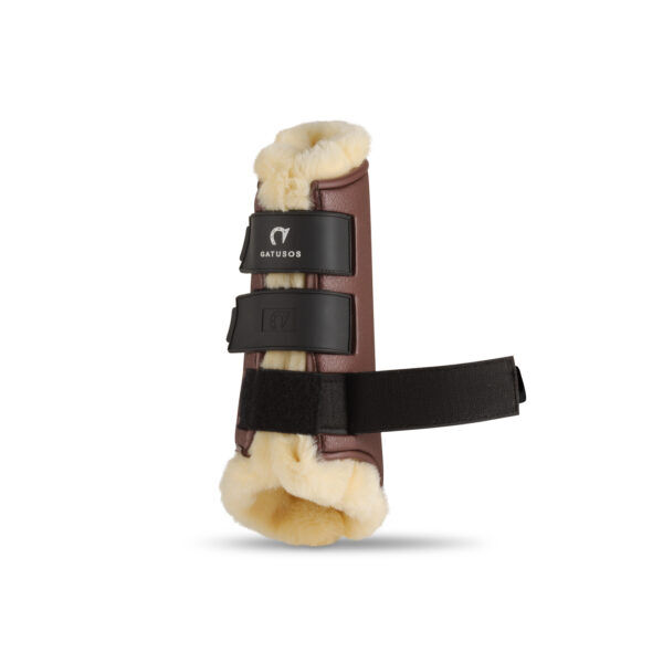 Gatusos Delantero Royal Borreguillo Marrón para caballos thumbnail